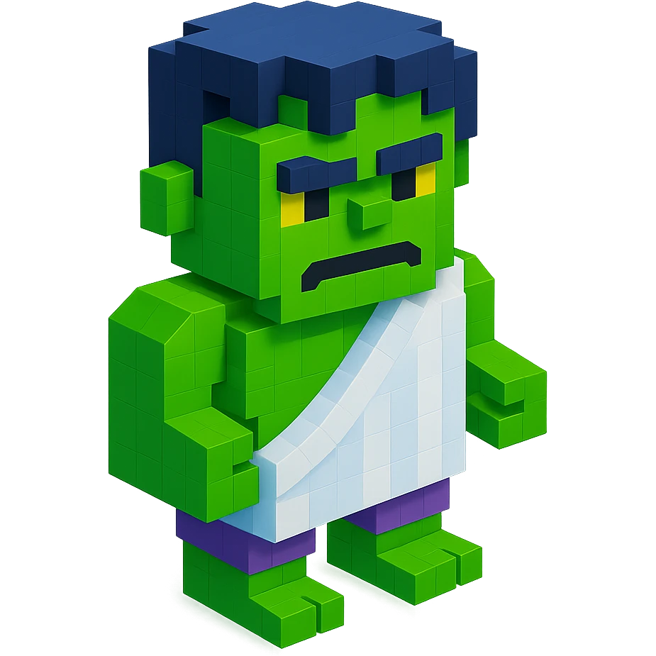 Hulk in Tovel emoji
