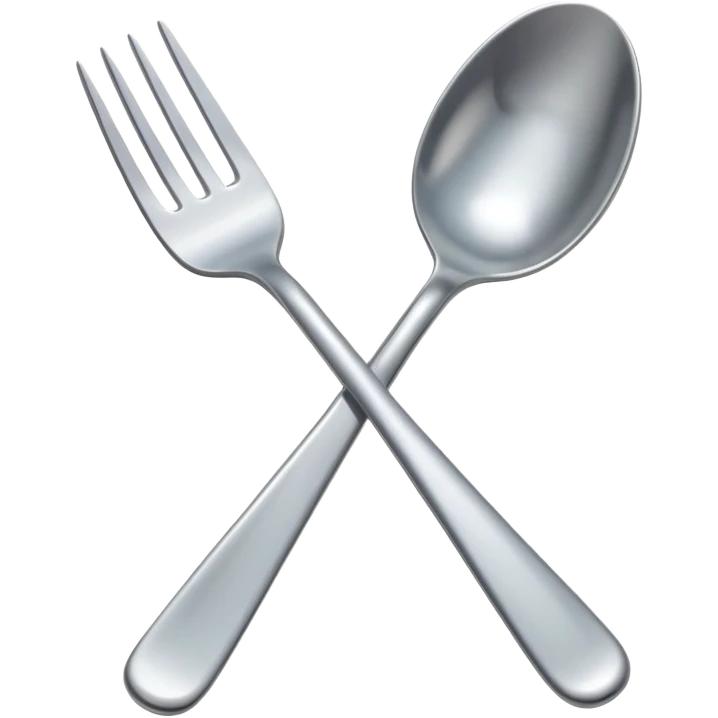silver fork emoji