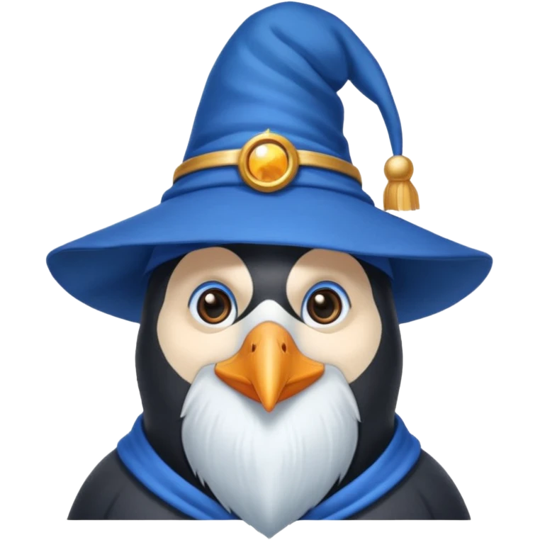 Penguin Wizard emoji