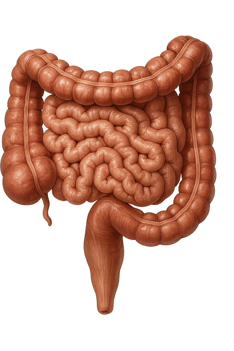 intestino umano anatomico realistico emoji