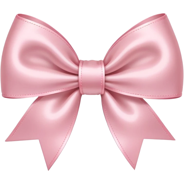 Aesthetic bow light pink  emoji
