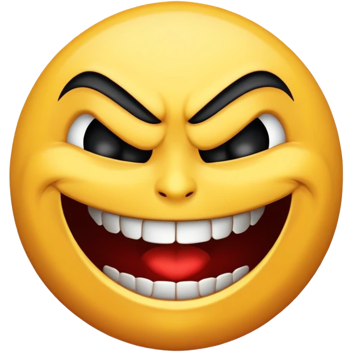 evil laugh emoji