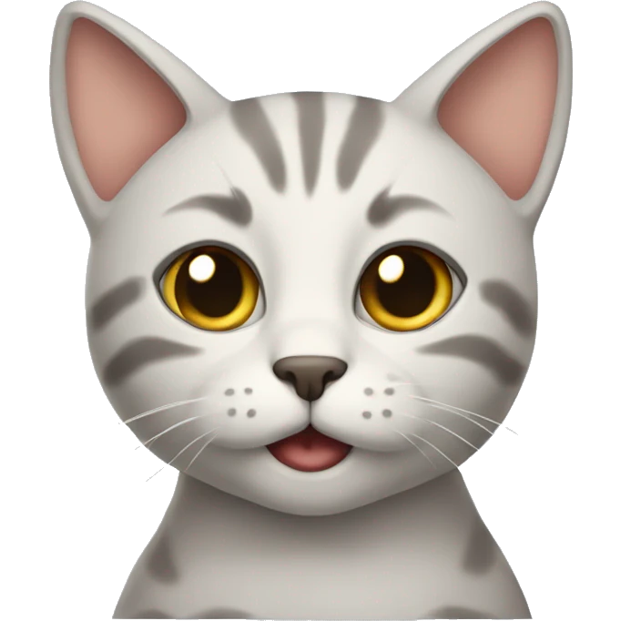 Cat learn Romanian language emoji