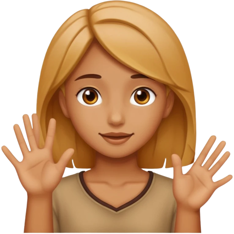 Girl saying okay  emoji