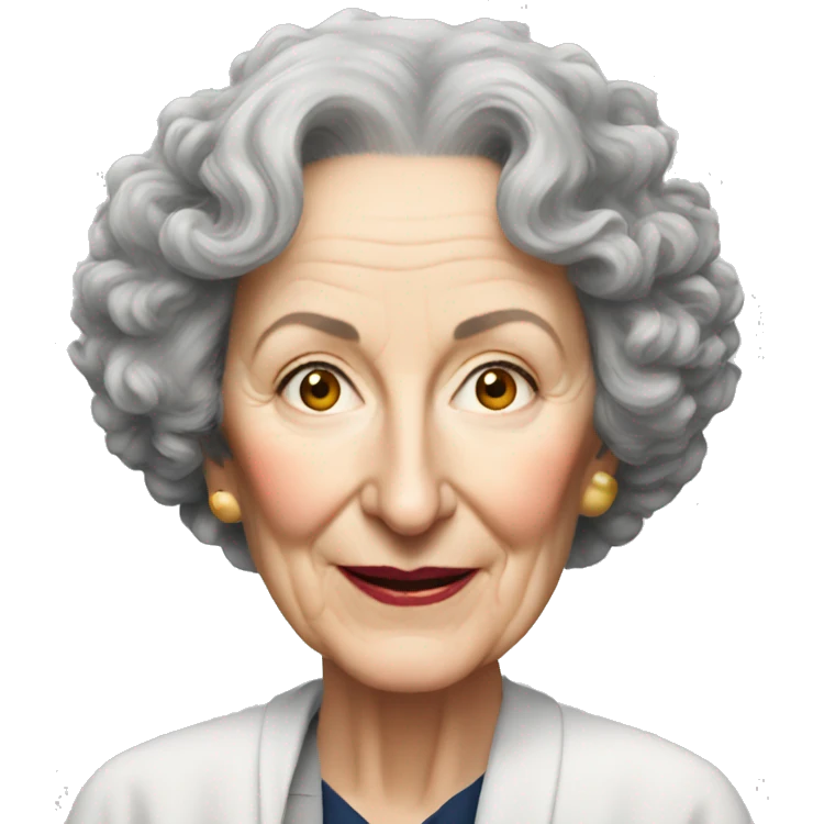 Margaret Atwood emoji