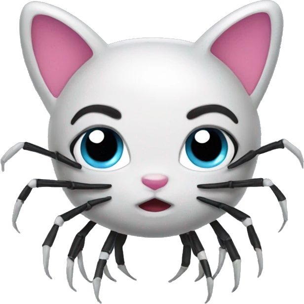 Hello spider kitty emoji