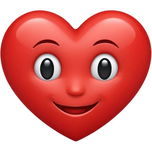 A smiling heart emoji