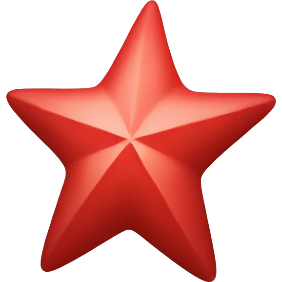 RED STAR emoji