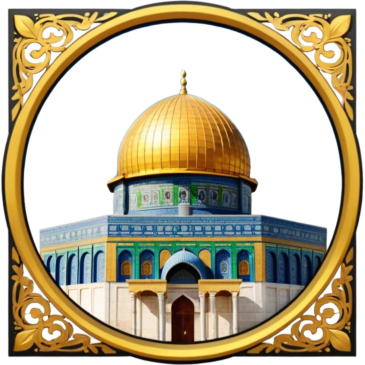Dome of the rock, Palestine emoji