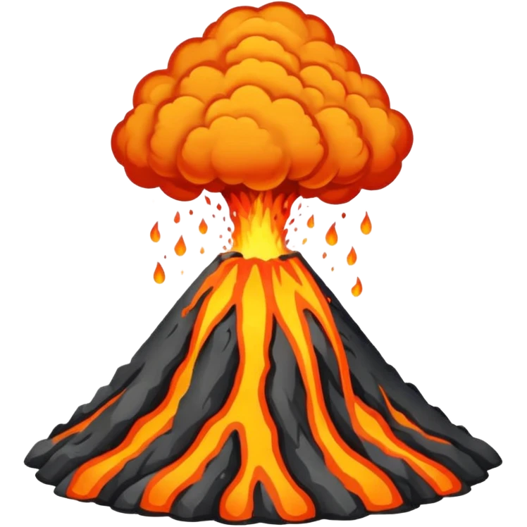volcano emoji