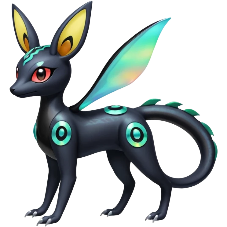 Meloetta-Salandit-Umbreon-Pokémon-Fakémon-fusion-hybrid-creature emoji
