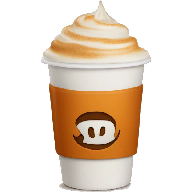 Pumpkin spice latte emoji