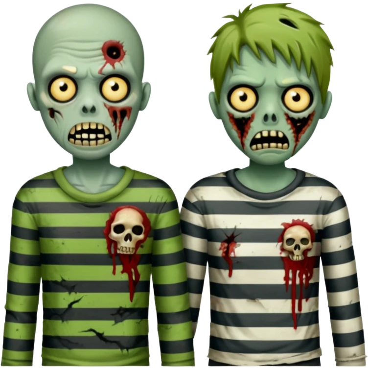 zombies in stripes emoji