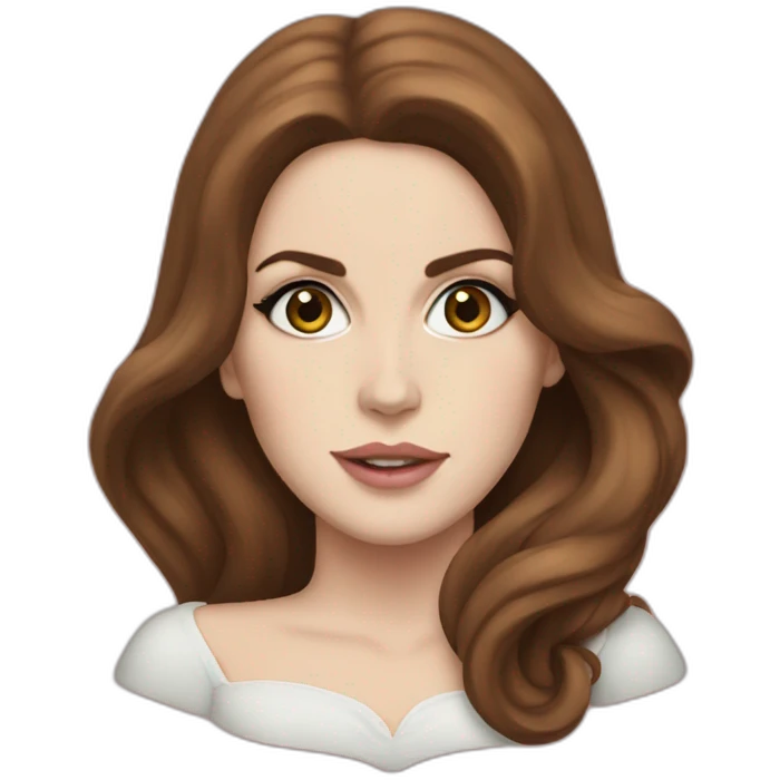 Lana del Rey heart emoji