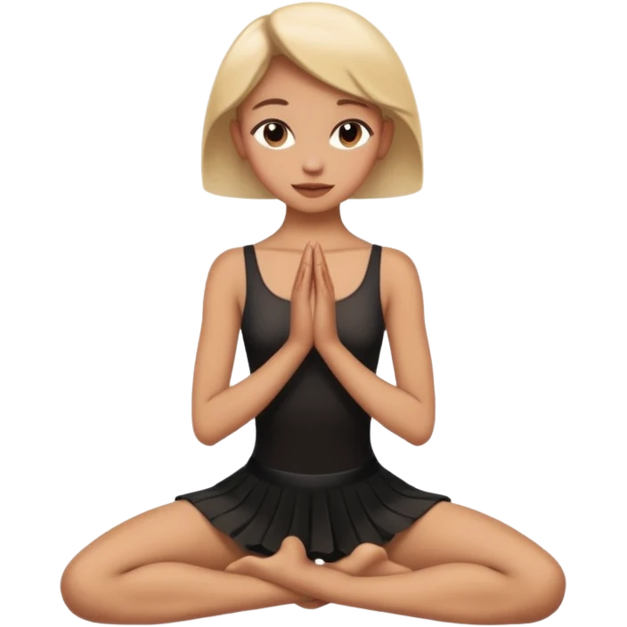 Hands on knees dance emoji