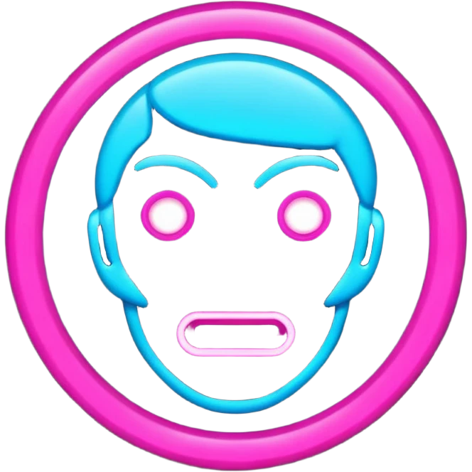 retro black lighting emoji