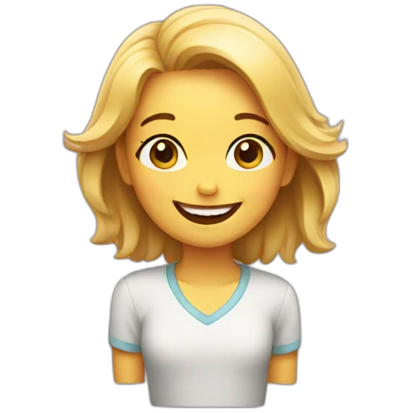 happy girl emoji