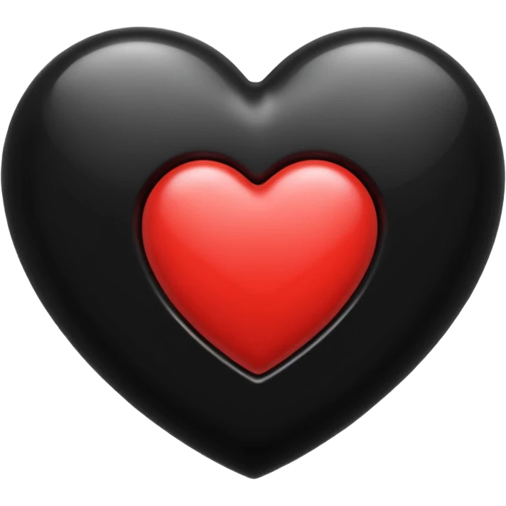 Siyah kırık kalp emoji