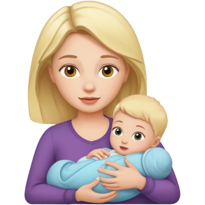 woman holding baby emoji emoji