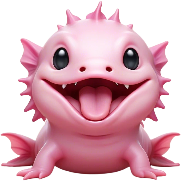 Cinematic Cute Yawning Axolotl Portrait Emoji, Head tilted slightly with a dramatic, wide-open yawn, showcasing smooth, pale pink skin with softly drooping feathery gills, eyes barely open in drowsy contentment, Simplified yet irresistibly adorable features, highly detailed, glowing with a soft, cozy glow, high shine, relaxed yet expressive, stylized with a touch of whimsy, bright and endearing, soft glowing outline, capturing the essence of a sleepy yet affectionate aquatic creature, so drowsy it feels like it could stretch out of the screen and curl up for a nap! emoji