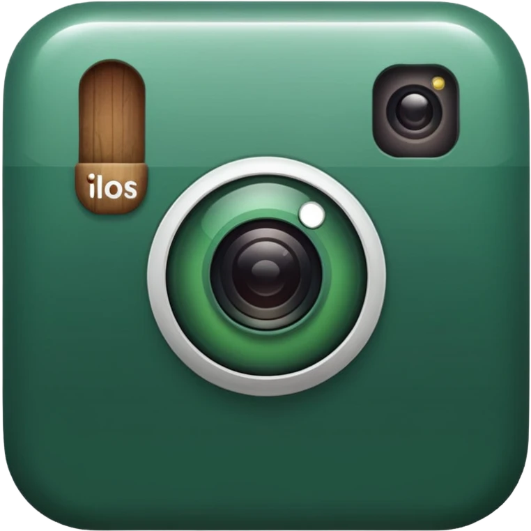 
dark green instagram icon emoji