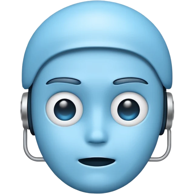 reboot mind emoji, simple, expressive face, digital style, no text emoji