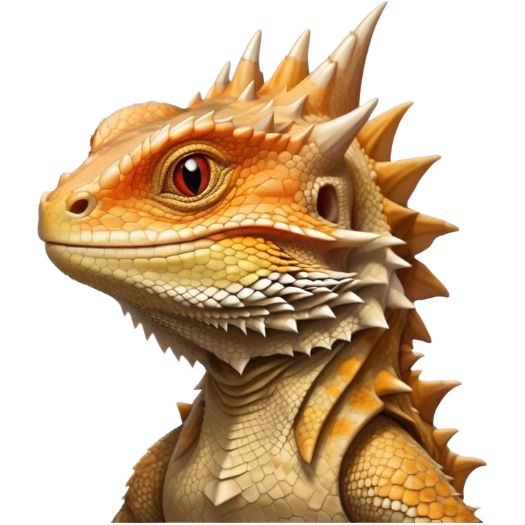 cinematic-noble-bearded-dragon-portrait-emoji,-poised-and-regal,-with-a-robust,-angular-build-and-a-textured,-scaled-hide-in-earthy-olive-and-sandy-tones,-a-prominent-spiky-'beard'-beneath-its-chin-and-a-keen,-alert-gaze,-simplified emoji