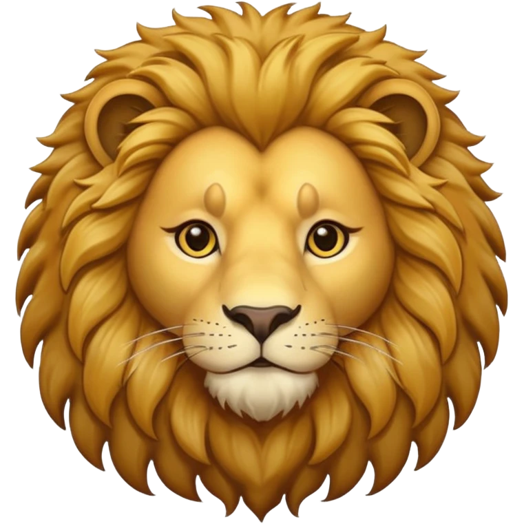 “lion face mane emoji