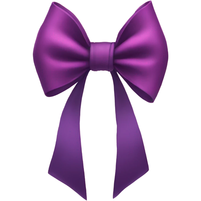 Aesthetic bow emoji