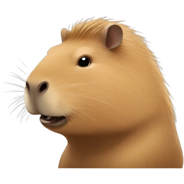 Capybara ￼ emoji