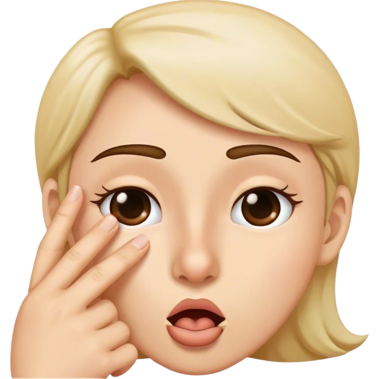 finger on nose calling dibs emoji
