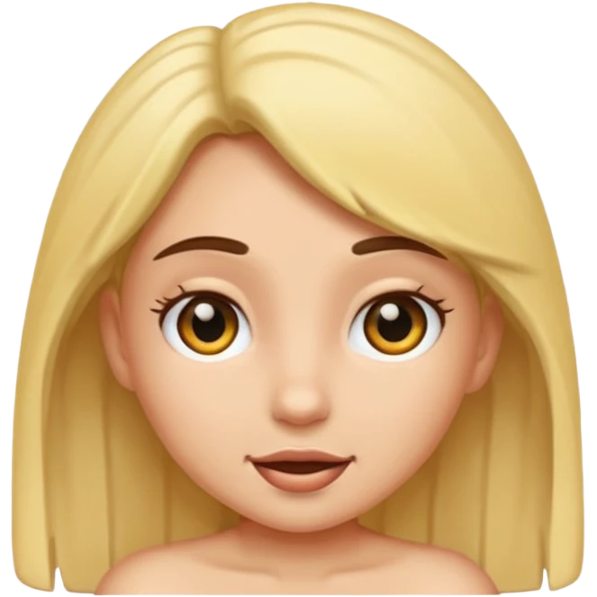naked female  emoji