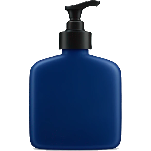 Navy blue lotion bottle  emoji
