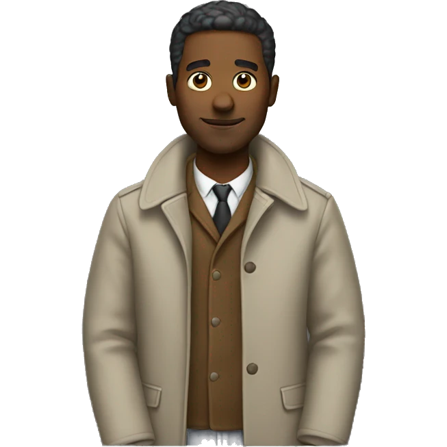 man wit coat emoji