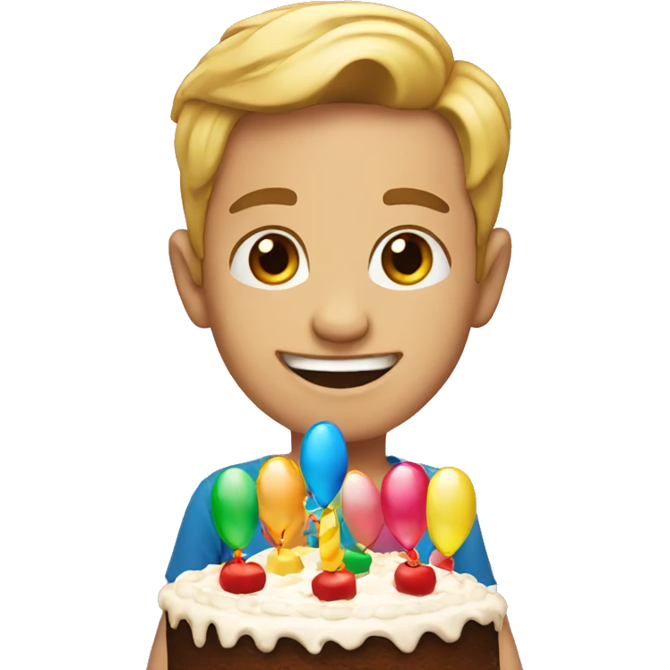 Happy birthday emoji