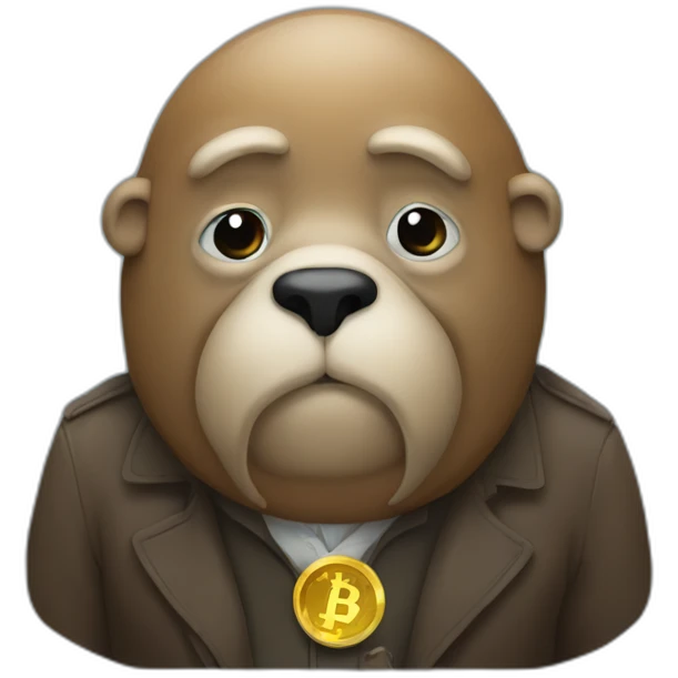walrus programmer with crypto  emoji