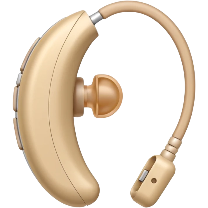 Telinga aid, hearing aid color beinge  emoji