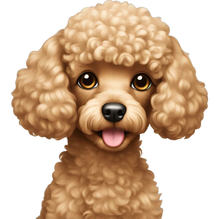 Toy poodle emoji