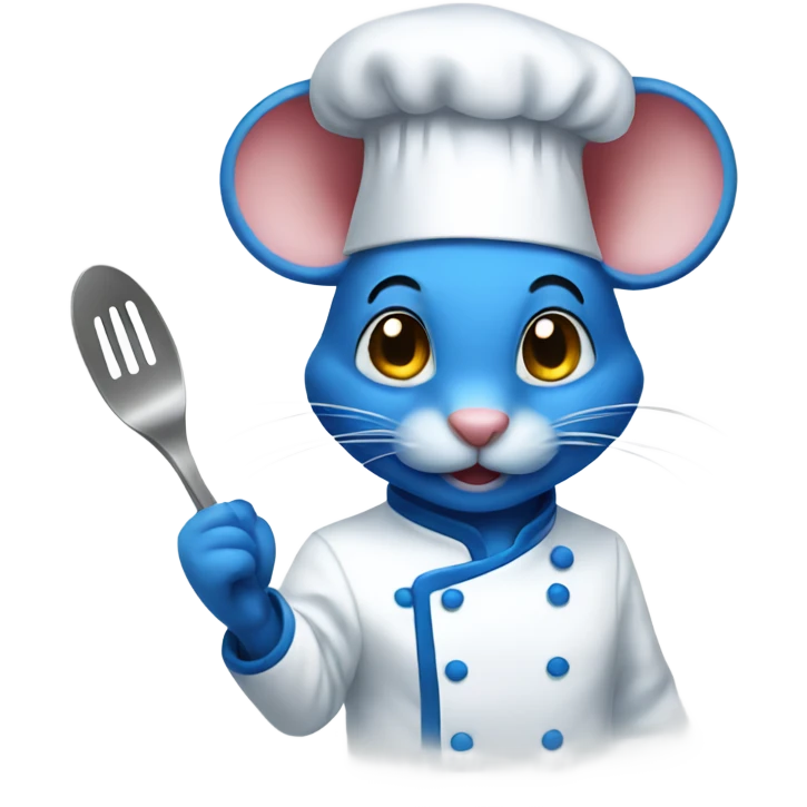 blue mouse chef emoji