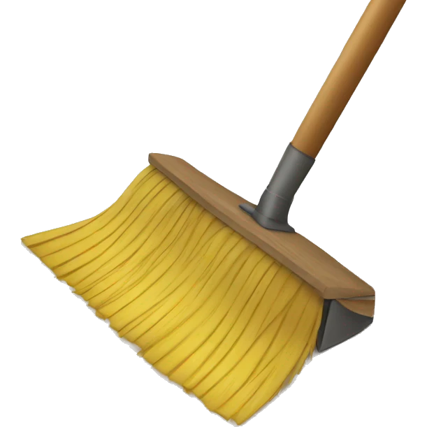 sweeping floor emoji