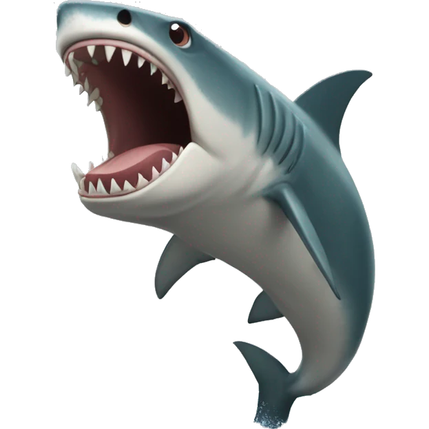 Tiburón que monta una yegua  emoji