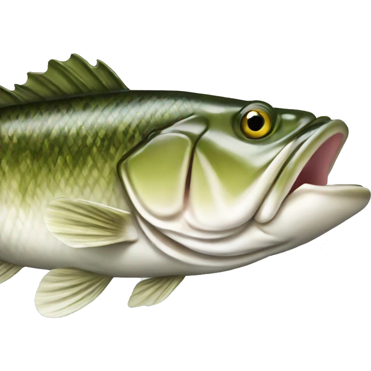 Large mouth bass emoji