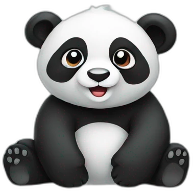 Panda-different colors emoji