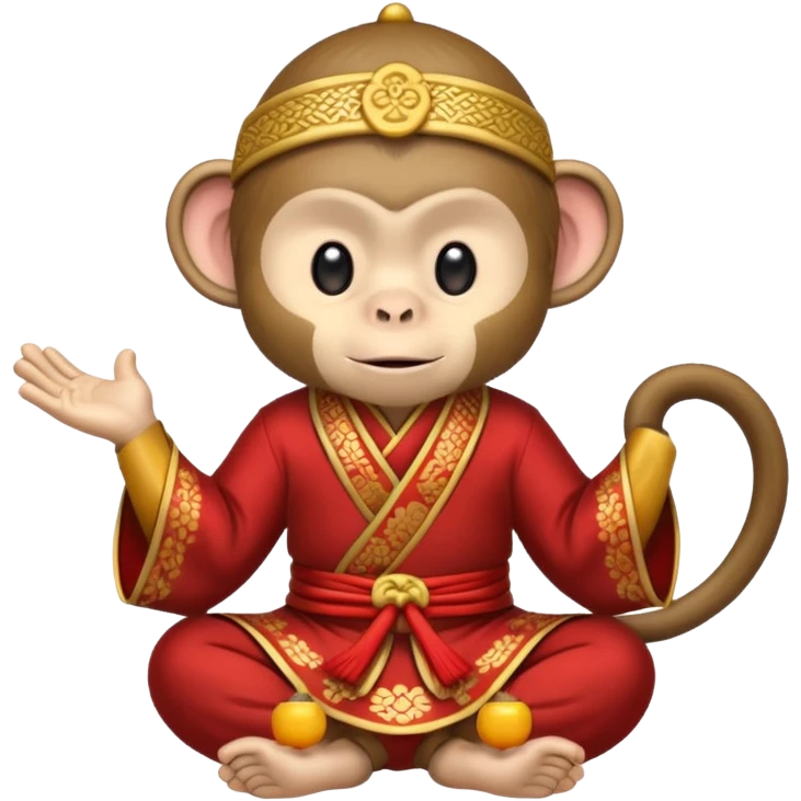 asian  tradationals clothe   monkey emoji
