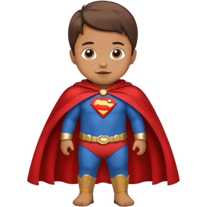 Toddler Batman in capes emoji