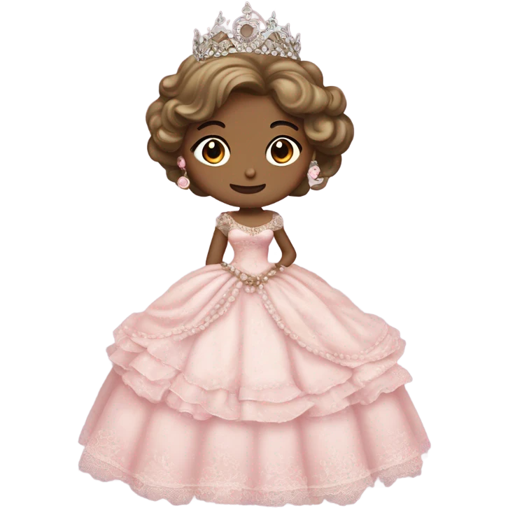 Pink shabby chic princess  emoji