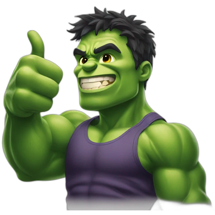 hulk thumbs up emoji