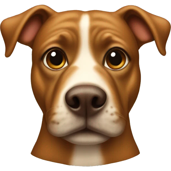 frog head with brown dog body emoji