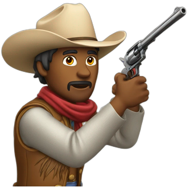 cowboy shooting emoji
