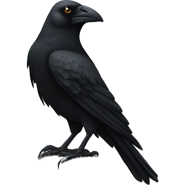 Crow-in-cementery emoji